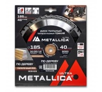 Диск пильный по дереву METALLICA Ultra Thin 185x30/20/16х1.6х40z