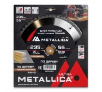 Диск пильный по дереву METALLICA Ultra Thin 235x30х2.0х56z
