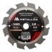Диск пильный по дереву METALLICA Ultra 160x20/16х2.4х12z