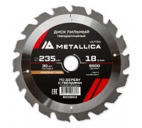 Диск пильный по дереву METALLICA Ultra 235x30х2.6х18z
