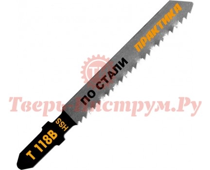 Пилки для лобзика по стали ПРАКТИКА T118B 2 шт Пилки для лобзика по стали ПРАКТИКА T118B 2 шт