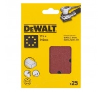 Шлифлисты прилипные DEWALT 115х140 мм 100G 25 шт