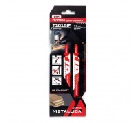 Пилки для лобзика METALLICA T101BIF, 82 мм, BiM, 2 шт