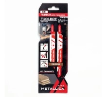 Пилки для лобзика METALLICA T101BRF, 100 мм, BiM, 2 шт