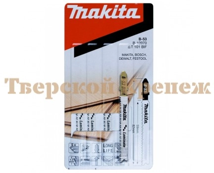 Пилки для лобзика MAKITA B-10970 B-53 T101BIF 5 шт Пилки для лобзика MAKITA B-10970 B-53 T101BIF 5 шт