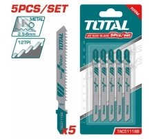 Пилки для лобзика TOTAL Т118В 5 шт