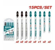 Пилки для лобзика TOTAL 15 шт