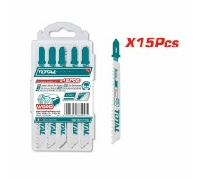 Пилки для лобзика TOTAL T111C 15 шт