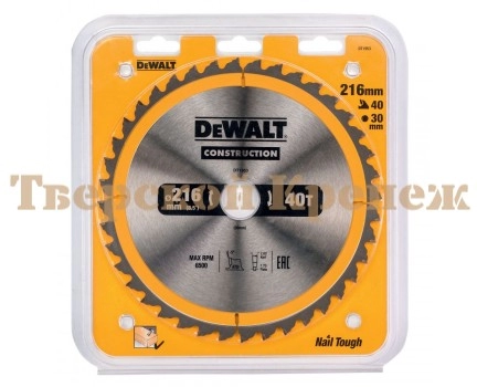 Диск пильный по дереву DEWALT CONSTRUCTION 235х30 24z ATB 20° Диск пильный по дереву DEWALT CONSTRUCTION 235х30 24z ATB 20°