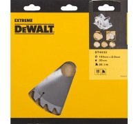 Диск пильный по дереву DEWALT EXTREME 190х30 28z ATB 10°
