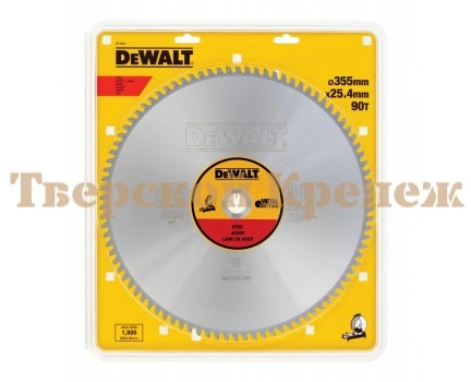 Диск пильный по стали DEWALT EXTREME 355х25.4 90z TCG 1.5°