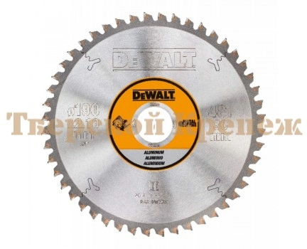 Диск пильный по алюминию DEWALT EXTREME 190х30 48z TCG 5° Диск пильный по алюминию DEWALT EXTREME 190х30 48z TCG 5°