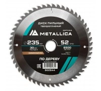 Диск пильный по дереву METALLICA Optima 235x30х2.6х52z