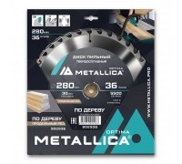 Диск пильный по дереву METALLICA Optima 280x30х3.0х36z