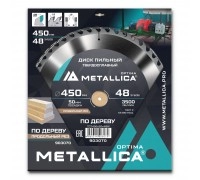 Диск пильный по дереву METALLICA Optima 450x50х4.0х48z