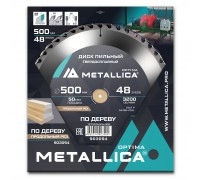 Диск пильный по дереву METALLICA Optima 500x50х4.0х48z