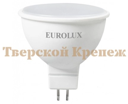 Лампа светодиодная EUROLUX LL-E-MR16-7W-230-4K-GU5.3 Лампа светодиодная EUROLUX LL-E-MR16-7W-230-4K-GU5.3