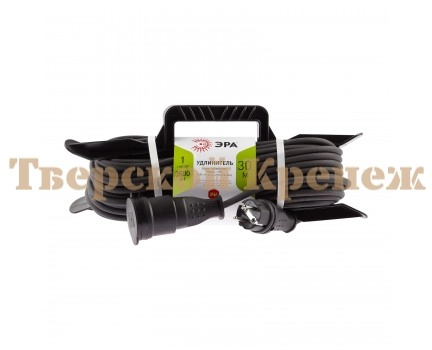 Удлинитель силовой ЭРА UFx-1e-3x2,5-30 м-IP44(KG) с заземлением Удлинитель силовой ЭРА UFx-1e-3x2,5-30 м-IP44(KG) с заземлением