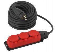 Удлинитель силовой с заземлением ЭРА UK-3e-3x1,5-20 м-IP44(KG)