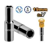 Головка торцевая удлиненная INGCO 1/2" 19 мм