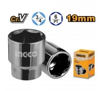 Головка торцевая INGCO 3/4" 19 мм