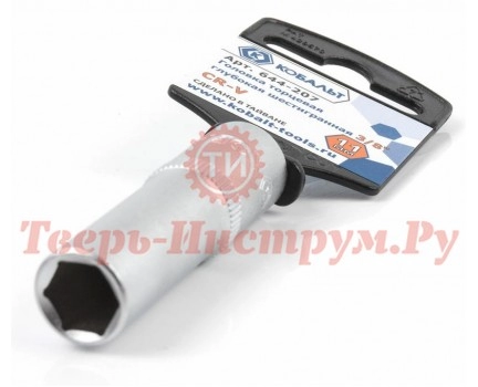 Головка торцевая глубокая КОБАЛЬТ 3/8" 11 мм Головка торцевая глубокая КОБАЛЬТ 3/8" 11 мм