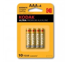 Батарейки Kodak LR03-4BL ULTRA PREMIUM Alkaline K3A-4 U