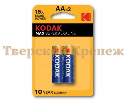 Батарейки Kodak LR6-2BL MAX SUPER Alkaline [KAA-2]