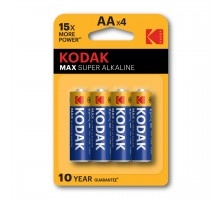 Батарейки Kodak LR6-4BL MAX SUPER Alkaline [KAA-4]
