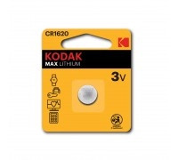 Батарейки Kodak CR1620-1BL MAX Lithium