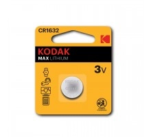 Батарейки Kodak CR1632-1BL MAX Lithium