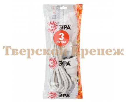 Удлинитель электрический ЭРА UX-1е-3.0м на одну розетку Удлинитель электрический ЭРА UX-1е-3.0м на одну розетку