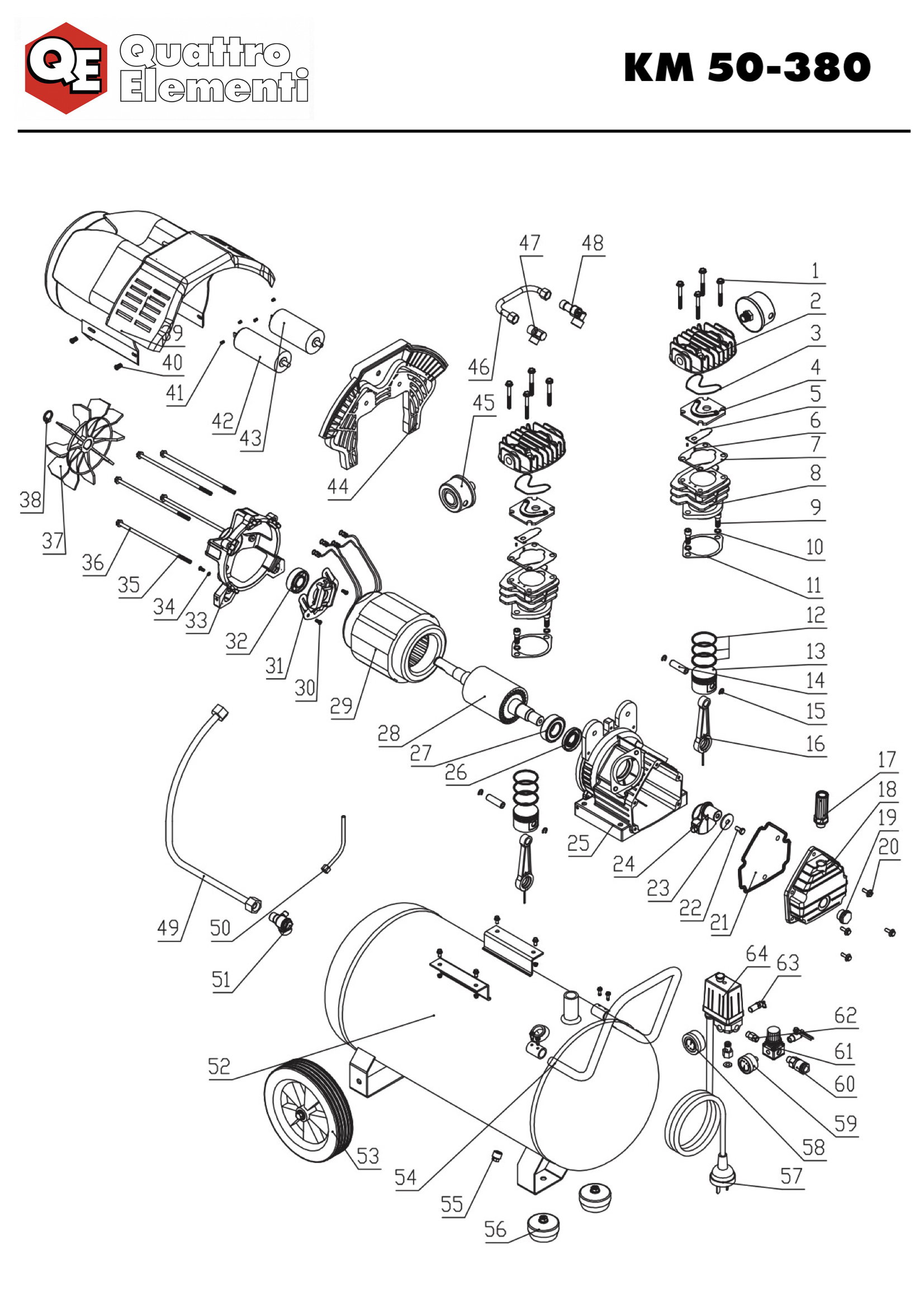 Quattro elementi km 50 380. Компрессор quattro elementi km 50-380. Компрессор воздушный quattro elementi 50-260. Компрессор км-50.380 Dekado. Quattro element компрессор поршневой масляный км 50-380.